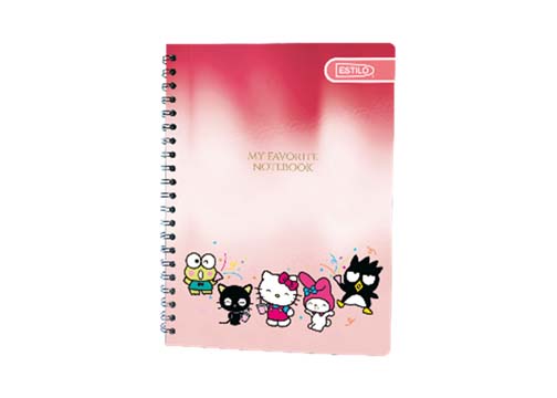 CUAD UNIV 100H CDR 7MM HELLO KITTY